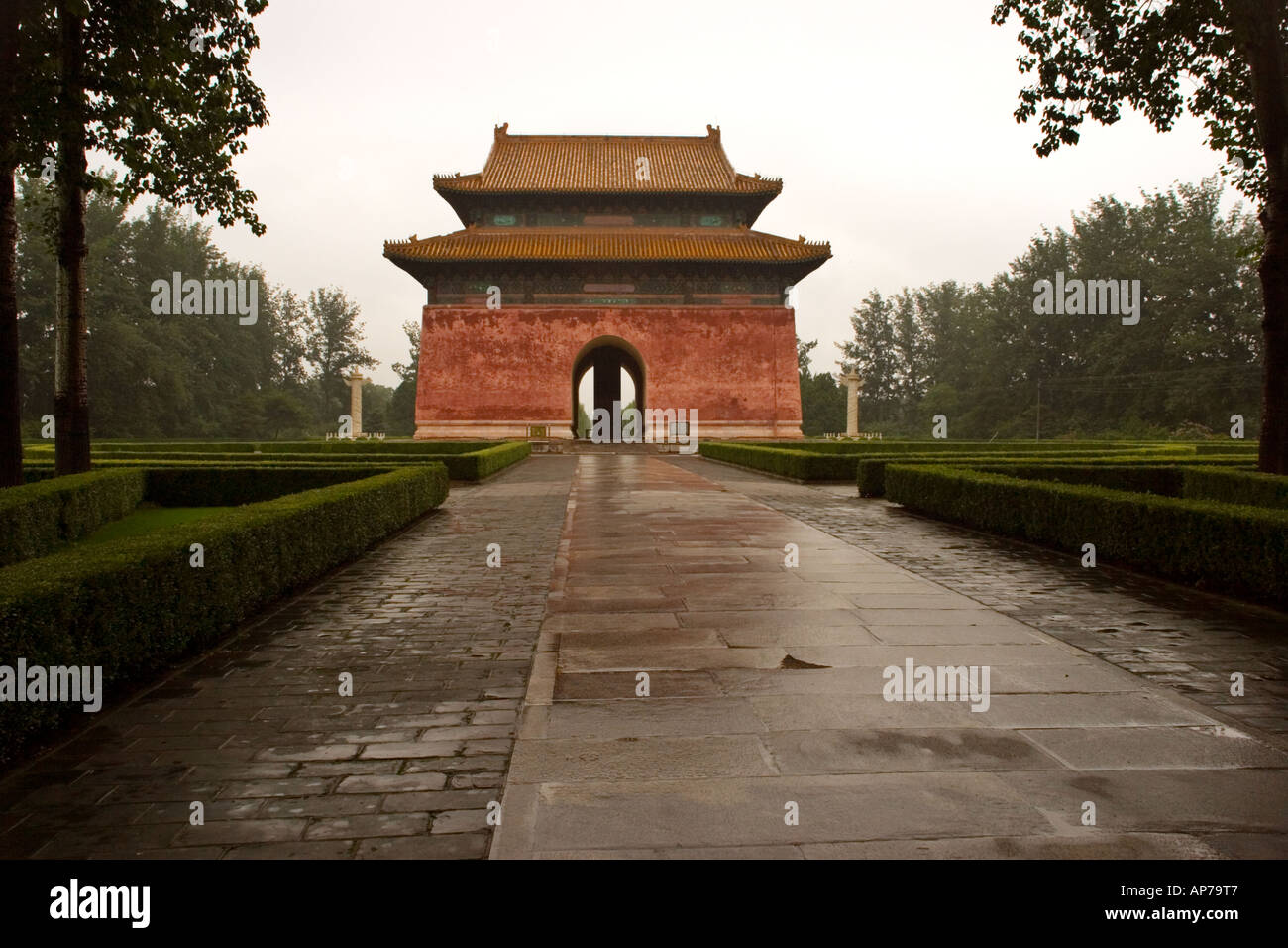 Ming-Gräber Stockfoto