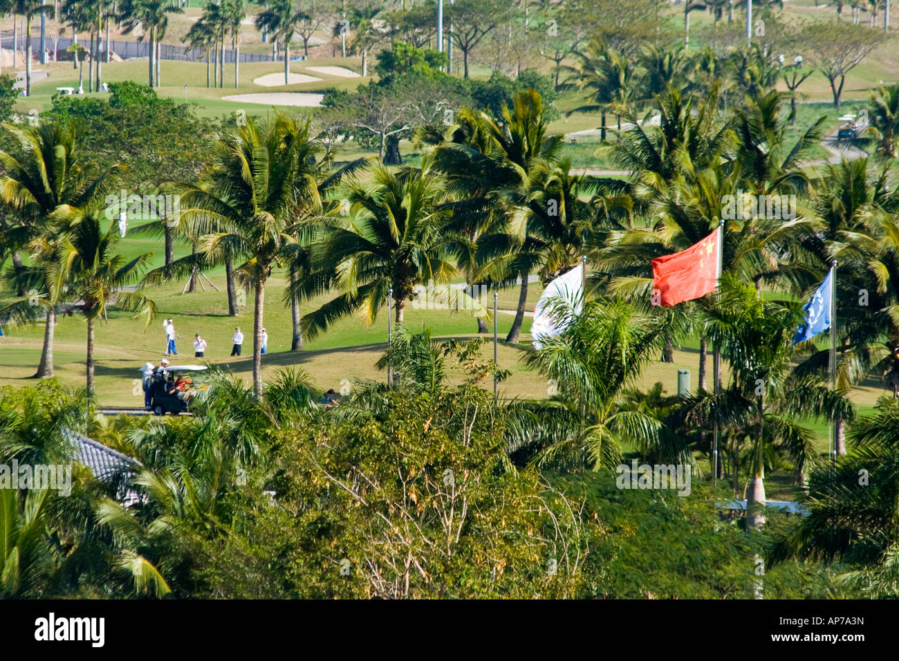 Sheraton Hotel und Resort Golf Course Hainan Insel Süd-China Stockfoto