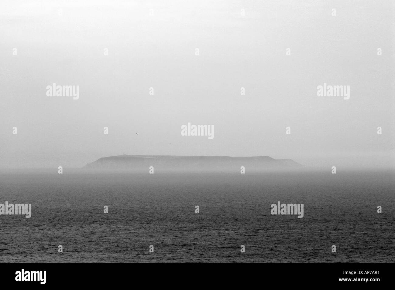 Die Insel Lundy Hartland Point in North West Devon entnommen Stockfoto