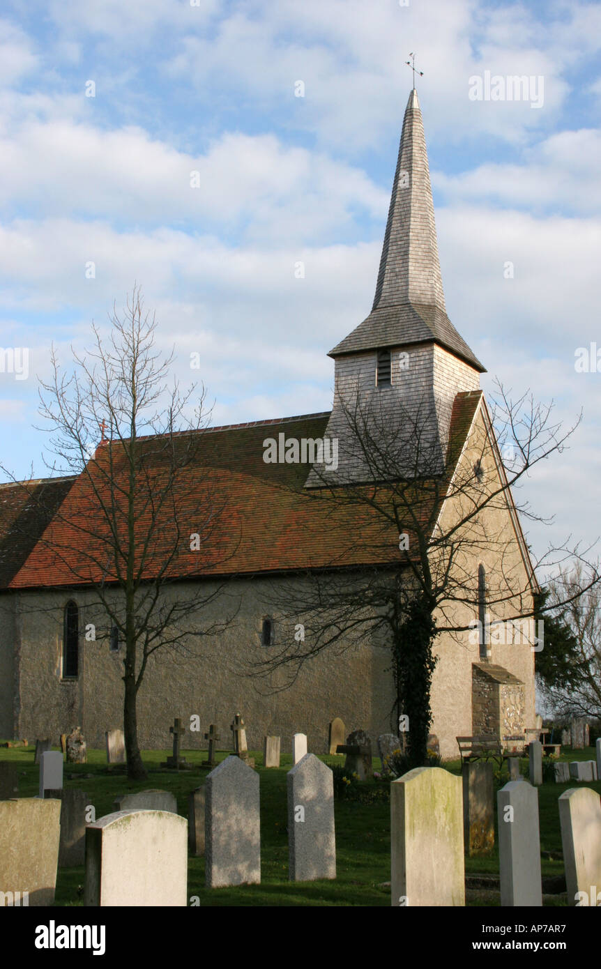 St Andrews-Kirche in der Gemeinde Tangmere in West Sussex, UK Stockfoto