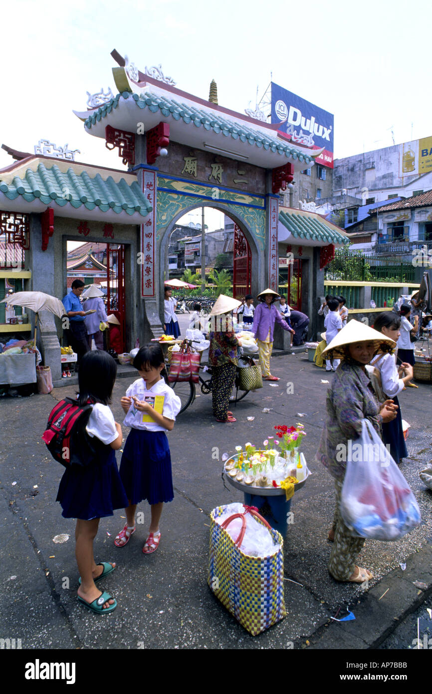 Vietnam-Ho-Chi-Minh-Stadt-Pagode Stockfoto