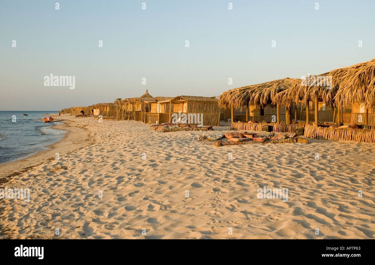 Günstige Unterkunft am Strand zwischen Nuweiba und Taba, Golf von Aqaba, Rotes Meer. DSC_4778 Stockfoto