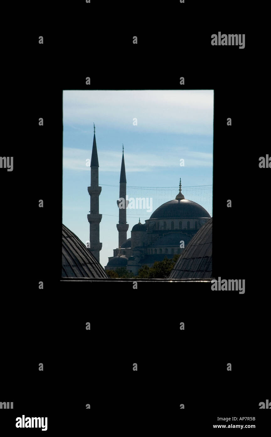 Dächer von Aya Sofya in Istanbul Stockfoto