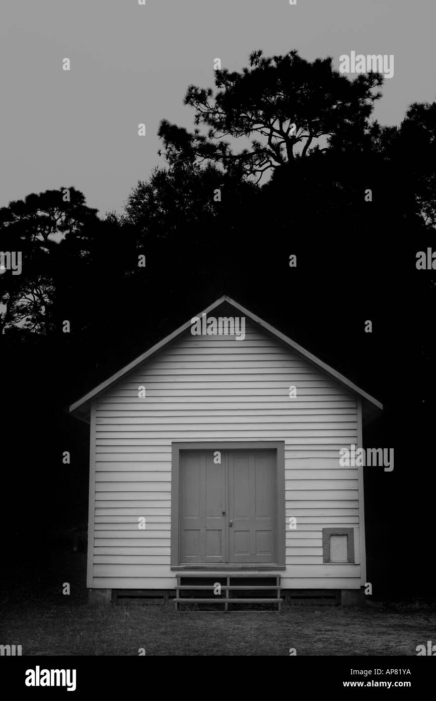 erste afrikanische Baptist Kirche Cumberland Island National Seashore Georgien p Schlüsselwörter ersten afrikanischen Baptist Kirche Cumberland Isla Stockfoto