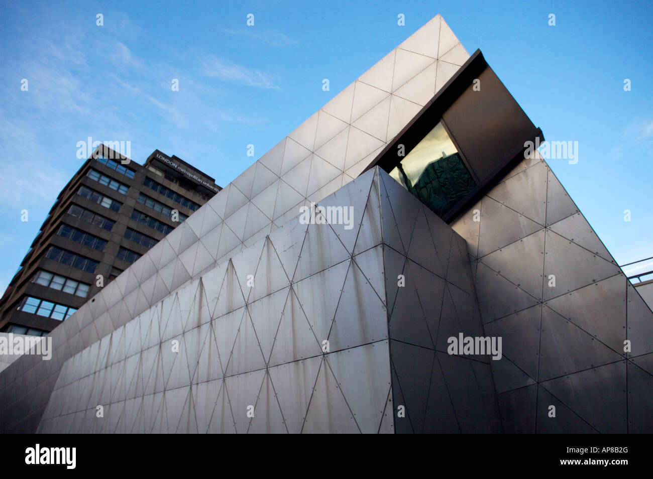 Die dekonstruktivistische Graduate Centre, London Metropolitan University Stockfoto