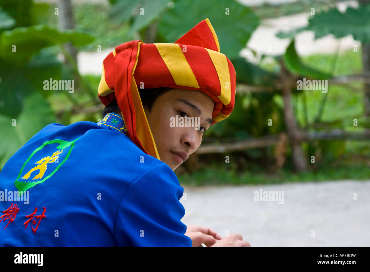Li ethnische Minderheit Mann Hainan Island China Stockfoto
