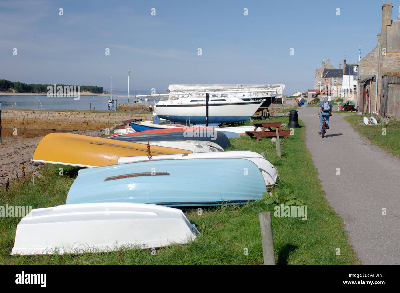 Findhorn Bay Stockfoto