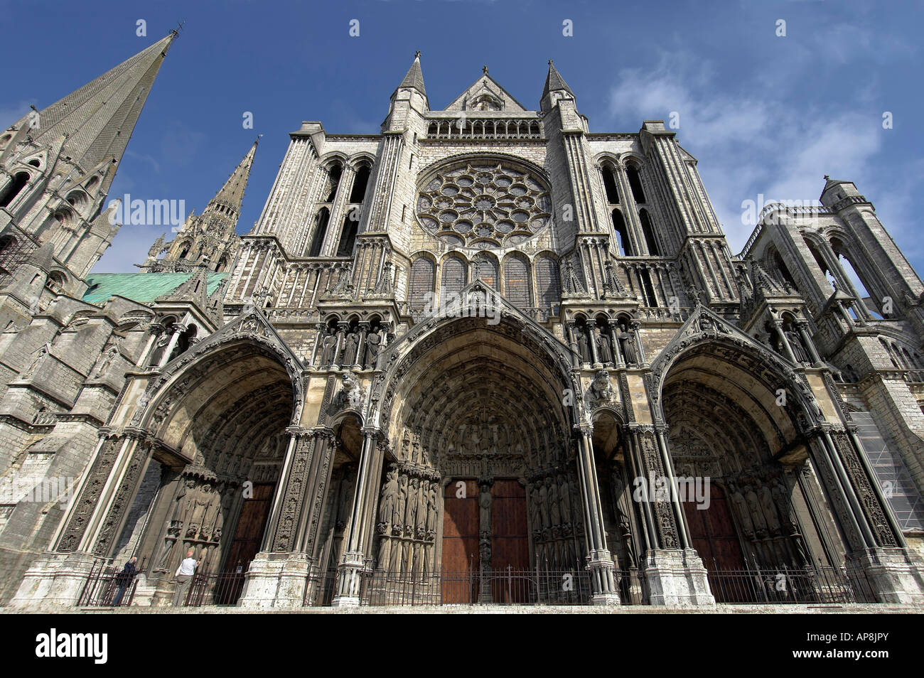 Kathedrale von Chartres, Frankreich Stockfoto