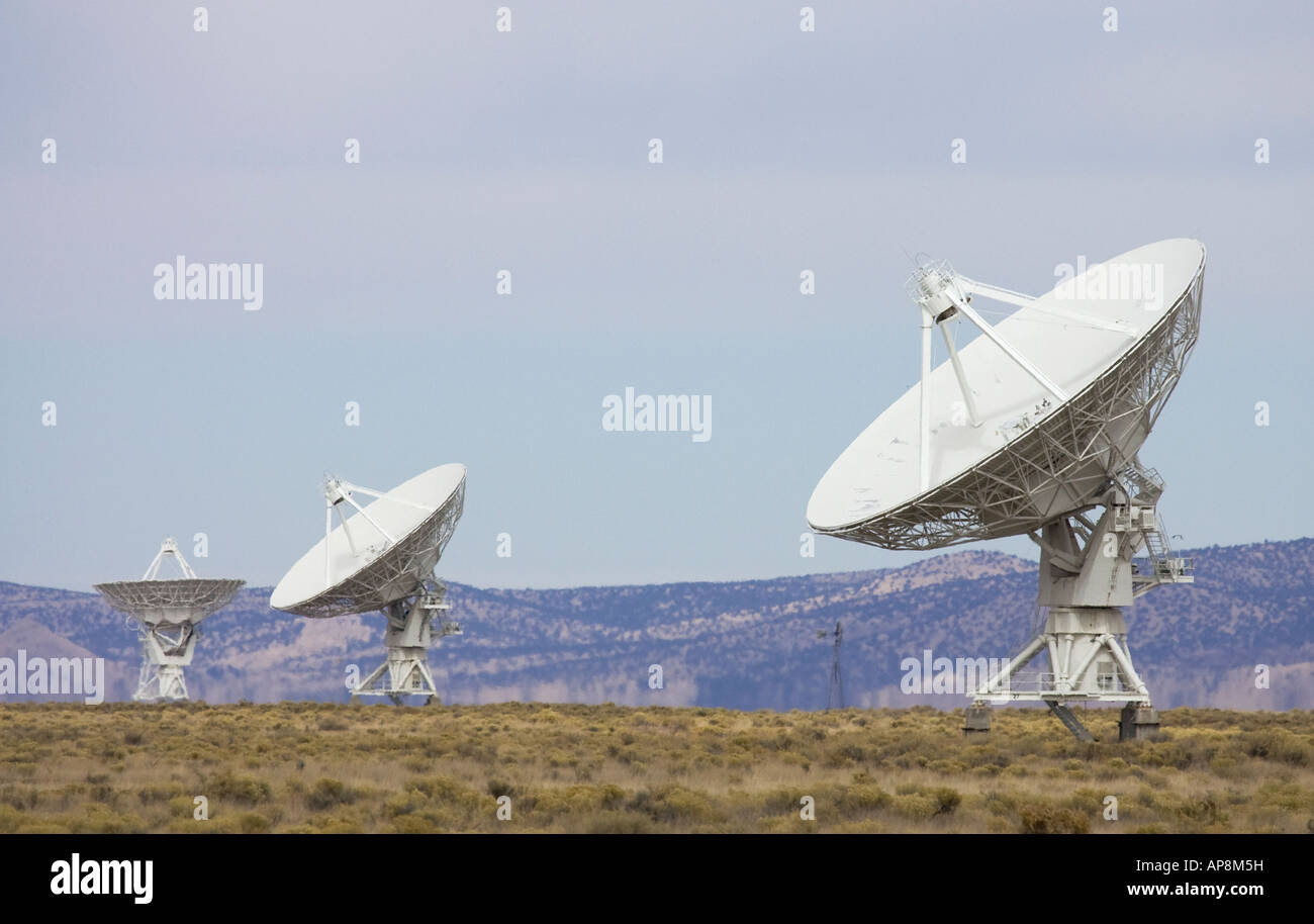 Radioteleskope Stockfoto