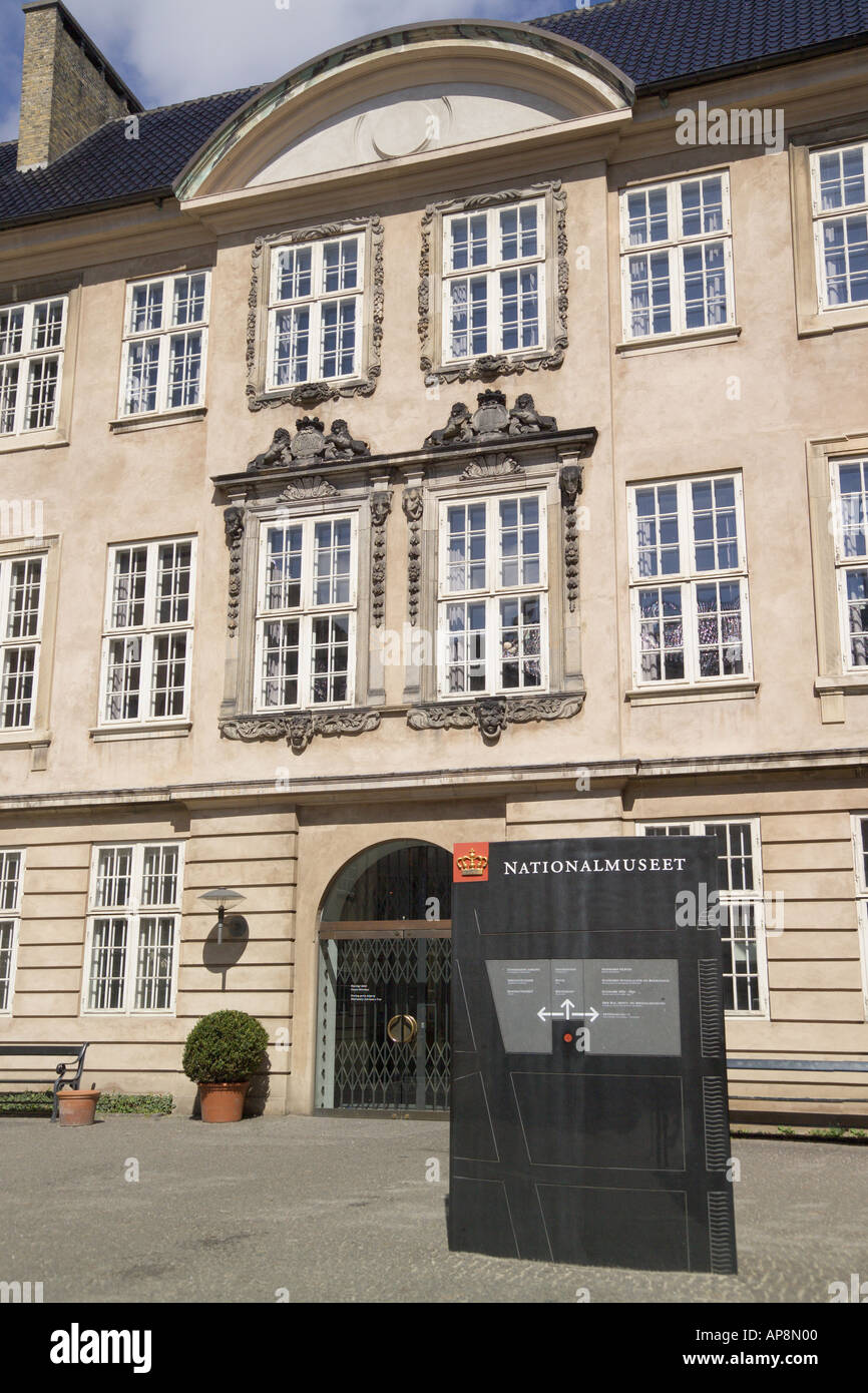 Nationalmuseum Kopenhagen Dänemark Stockfoto