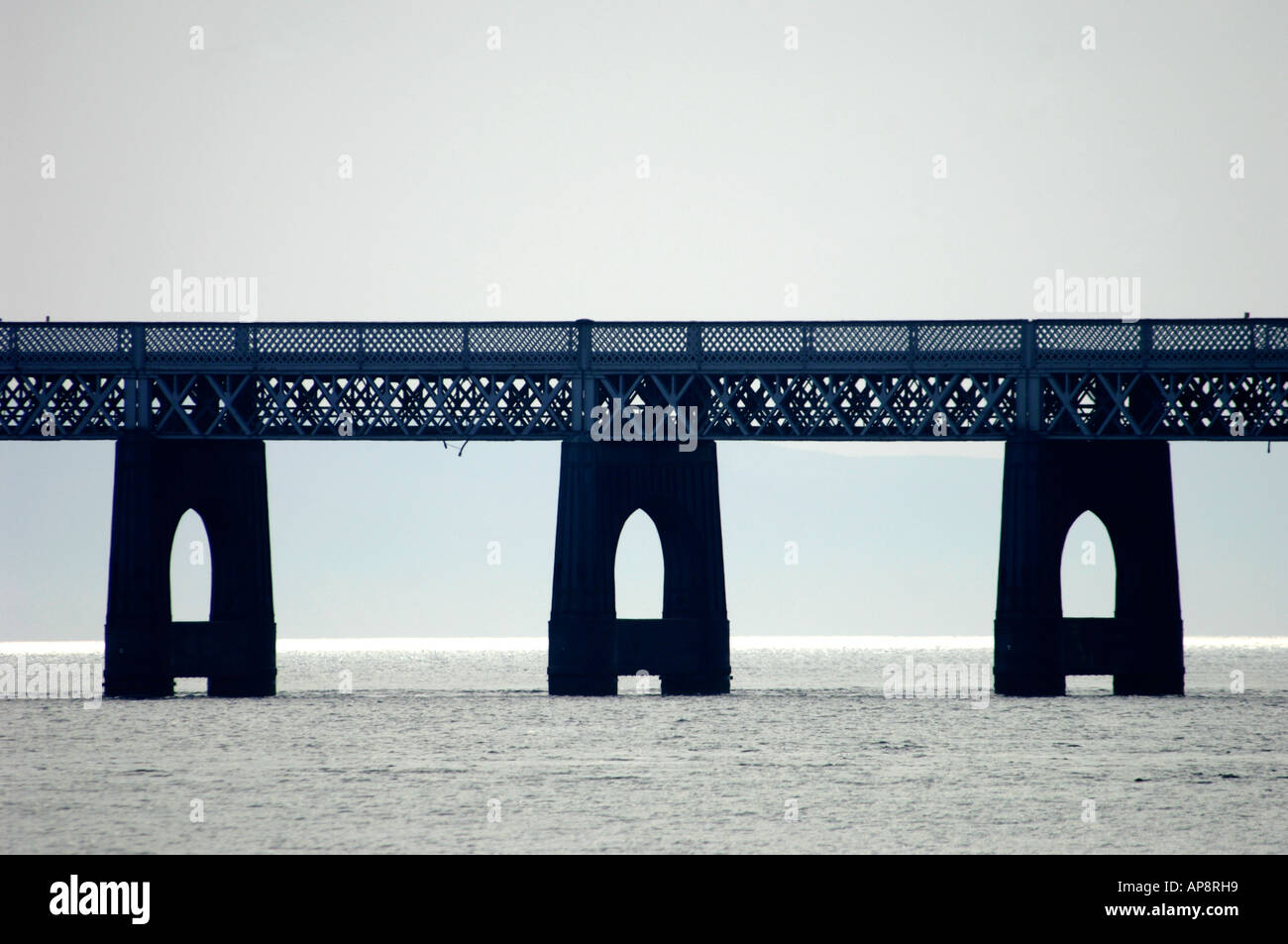 Firth of Tay Schiene Brücke Stockfoto