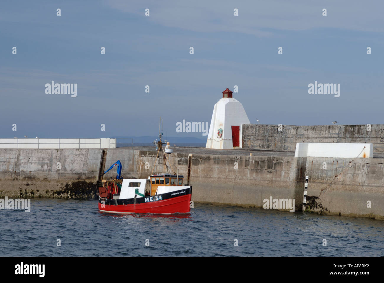 Burghead Hafen Stockfoto