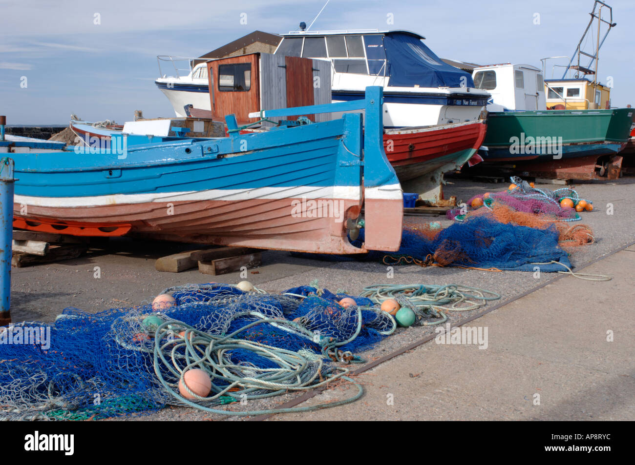 Burghead Hafen Stockfoto