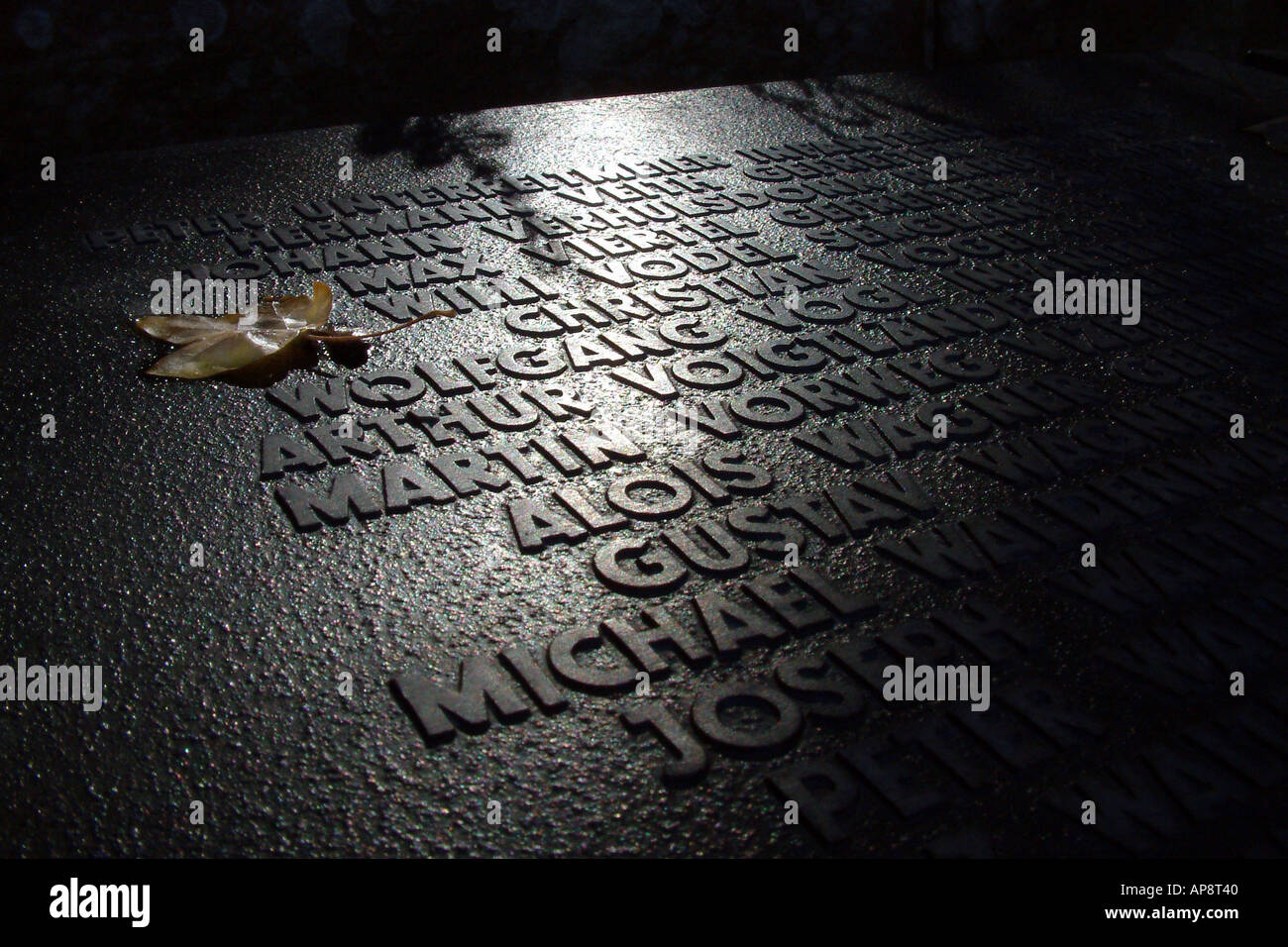 Ersten Weltkrieg Denkmal für deutsche Soldaten in Picardie Frankreich Bild von Andrew Hasson 2003 Stockfoto