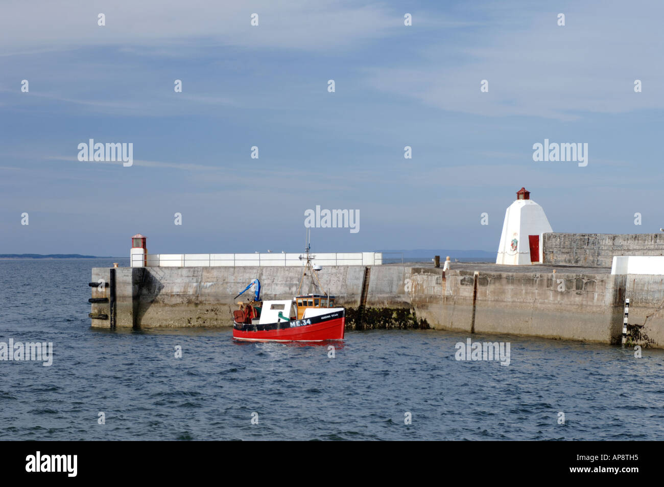 Burghead Hafen Stockfoto