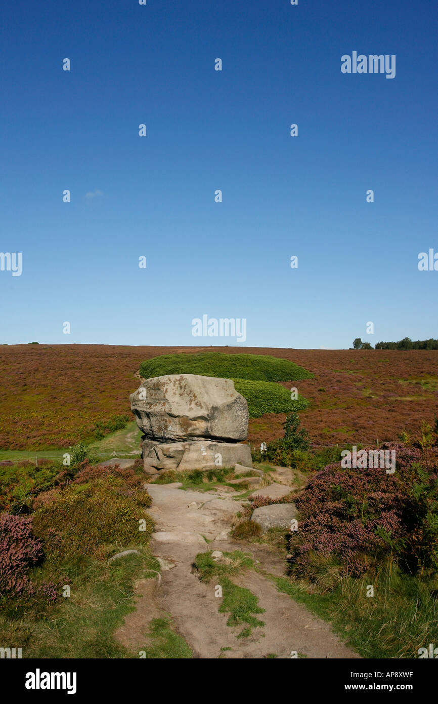 Stanton Moor Rand Stanton Moor Peak District National Park Derbyshire England UK Stockfoto