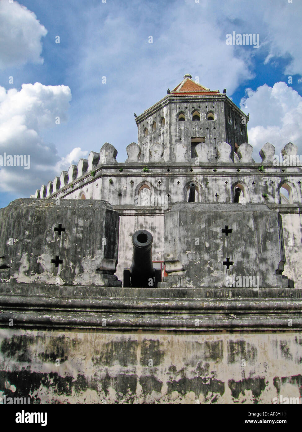 Phra Sumen Thai Fort Bangkok Thailand Stockfoto
