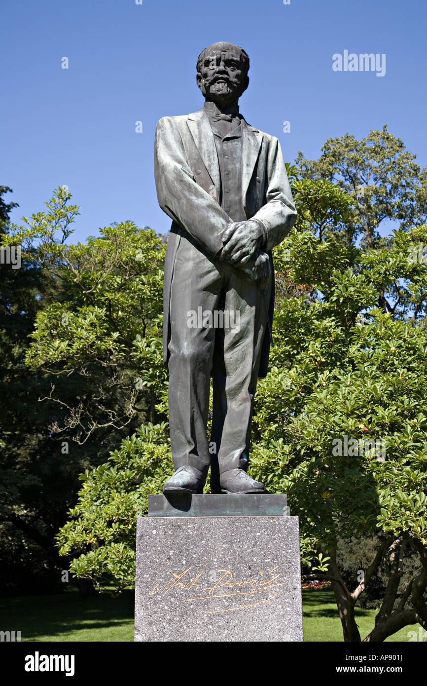 Statue von Antonin Dvorak Karlsbad Tschechien Stockfoto