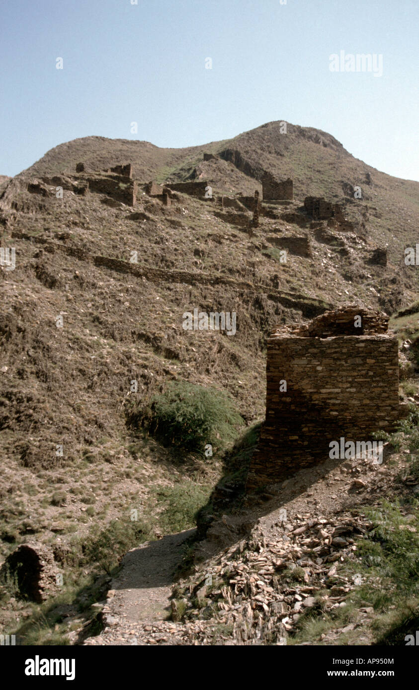 Silk Route Kirgisistan Naryn Tal Felsen Stockfoto