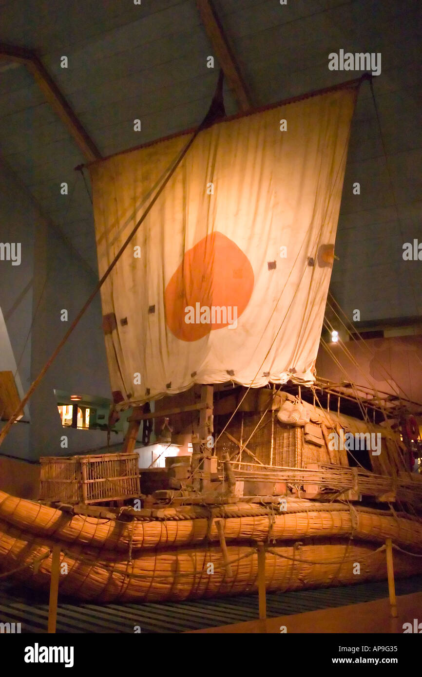 Ra II Papyrus Floß Kon-Tiki-Museum Oslo Norwegen Stockfoto