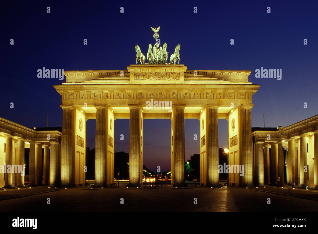 Berlin. Brandenburger Tor. Das Brandenburger Tor. Stockfoto