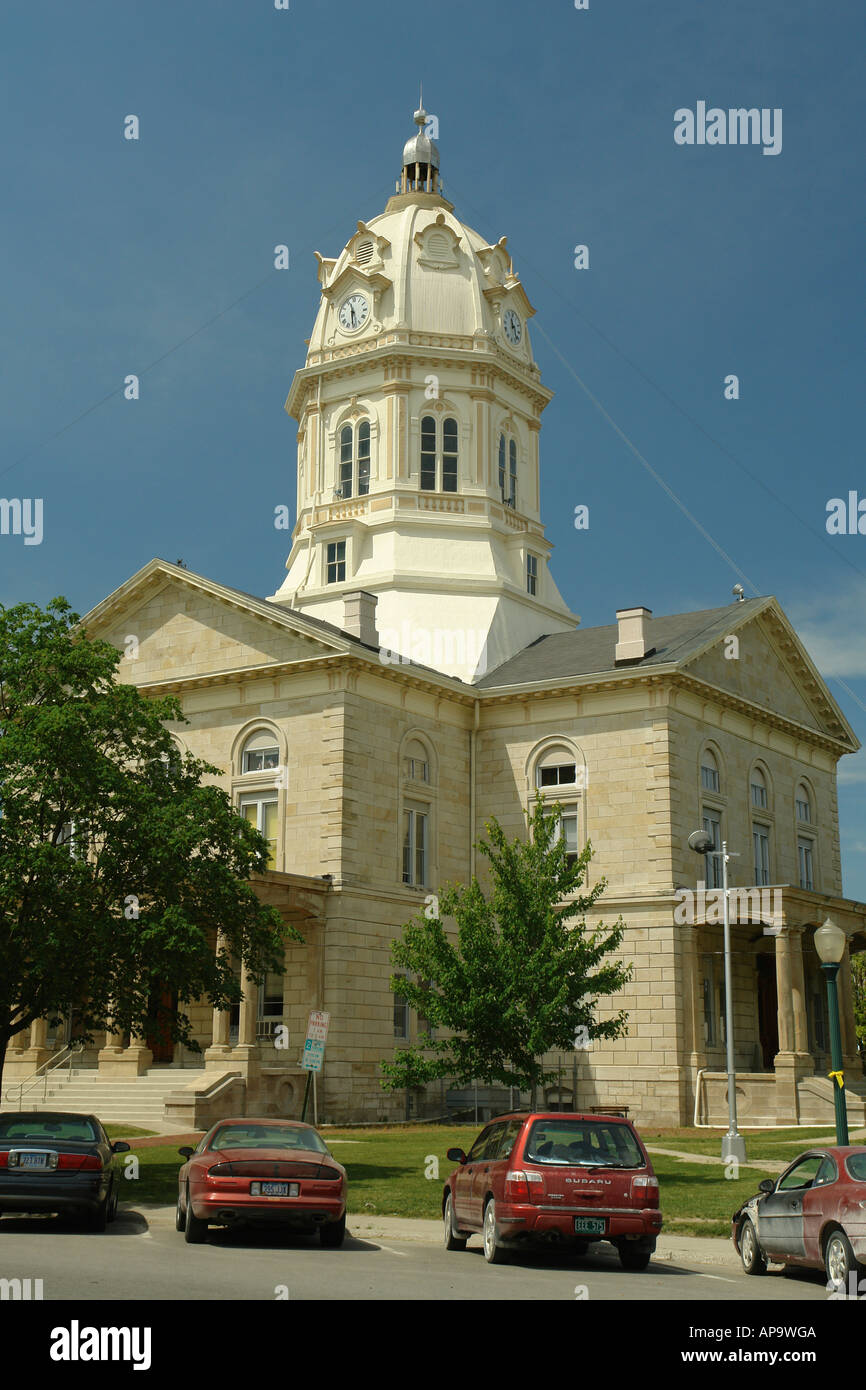 AJD50086, Winterset, Madison County, IA, Iowa, Gerichtsgebäude Stockfoto