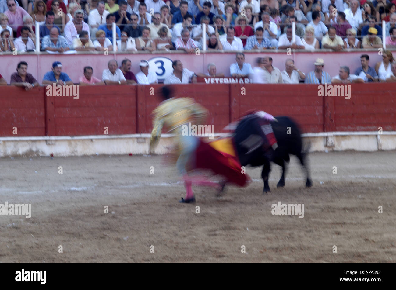 Einem spanischen Stierkampf in Mallorca, Spanien. Stockfoto