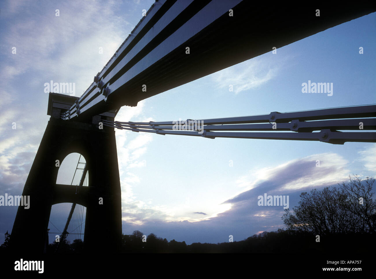 Clifton Suspension Bridge in Clifton Bristol Stockfoto