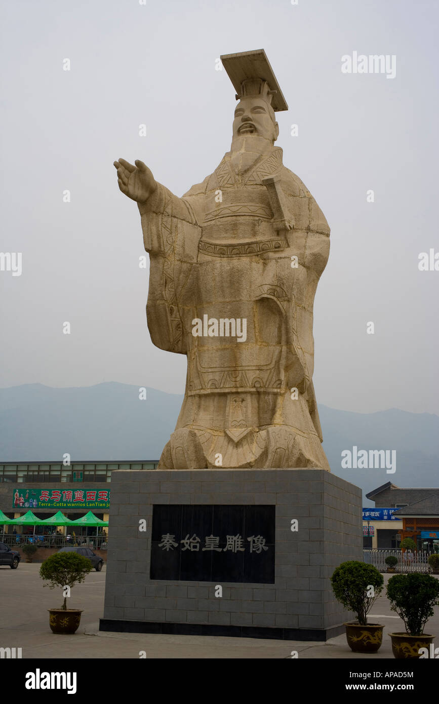 Status des Kaisers Qin Shi Huang XI Stockfoto