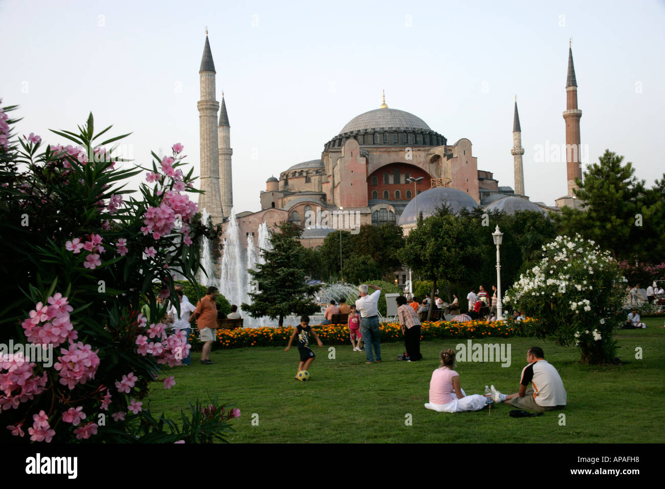 HAGIA SOPHIA, ISTANBUL, TÜRKEI Stockfoto