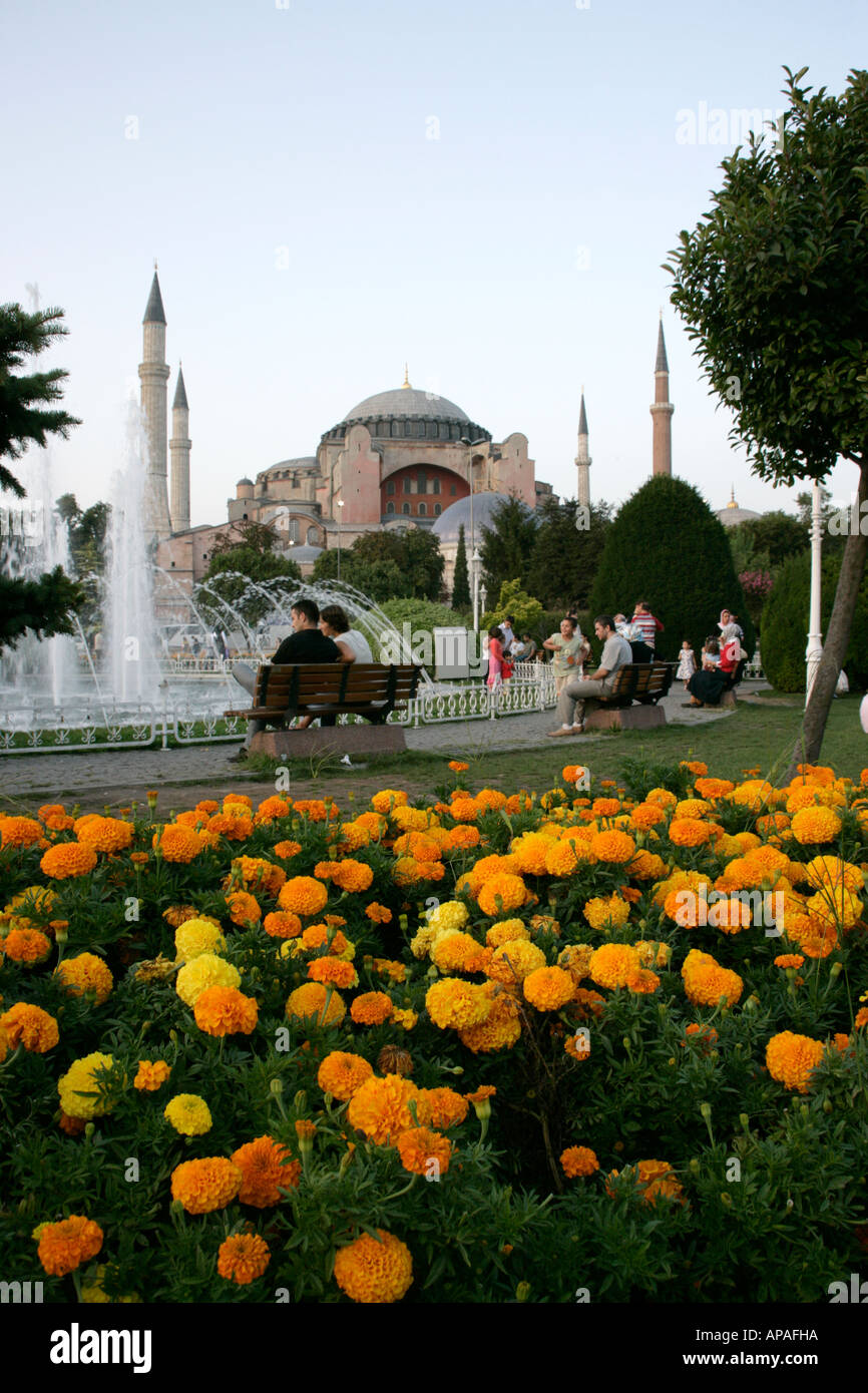 HAGIA SOPHIA, ISTANBUL, TÜRKEI Stockfoto