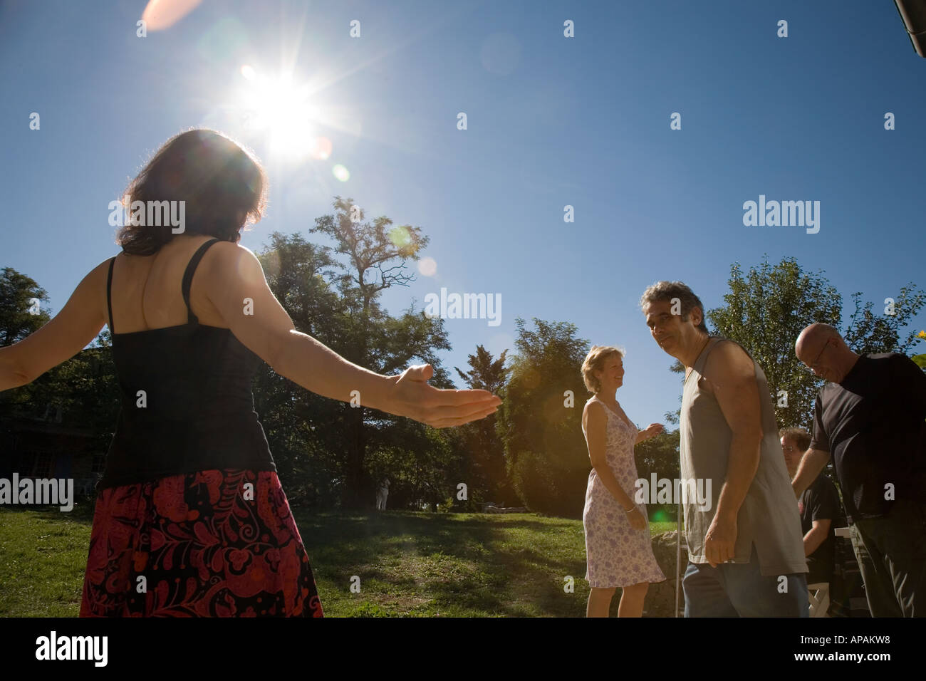 Tänzer Saint Antonin Toulouse Frankreich Europa Stockfoto