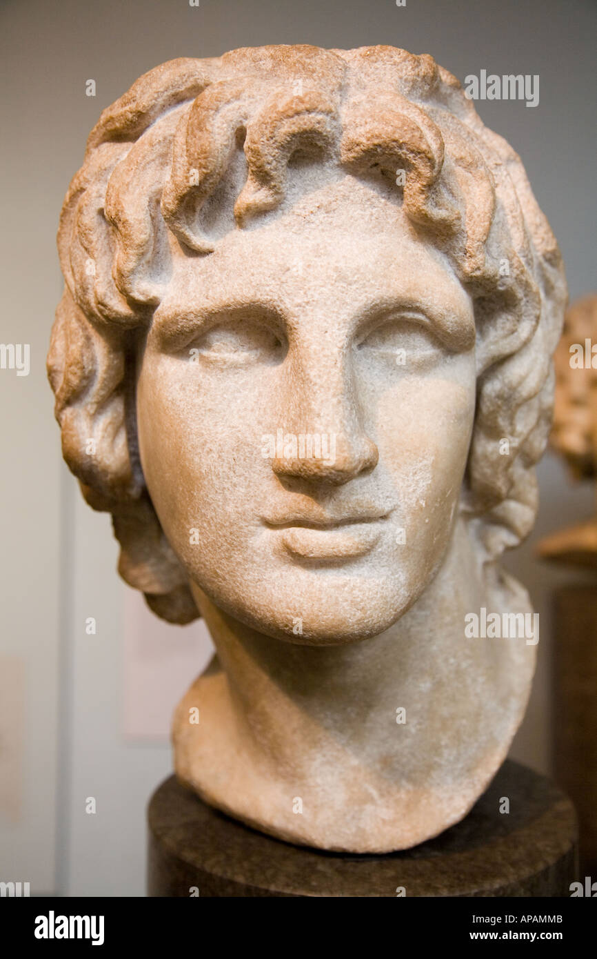 Marmor von Alexander der große das British Museum UK Europe Stockfoto