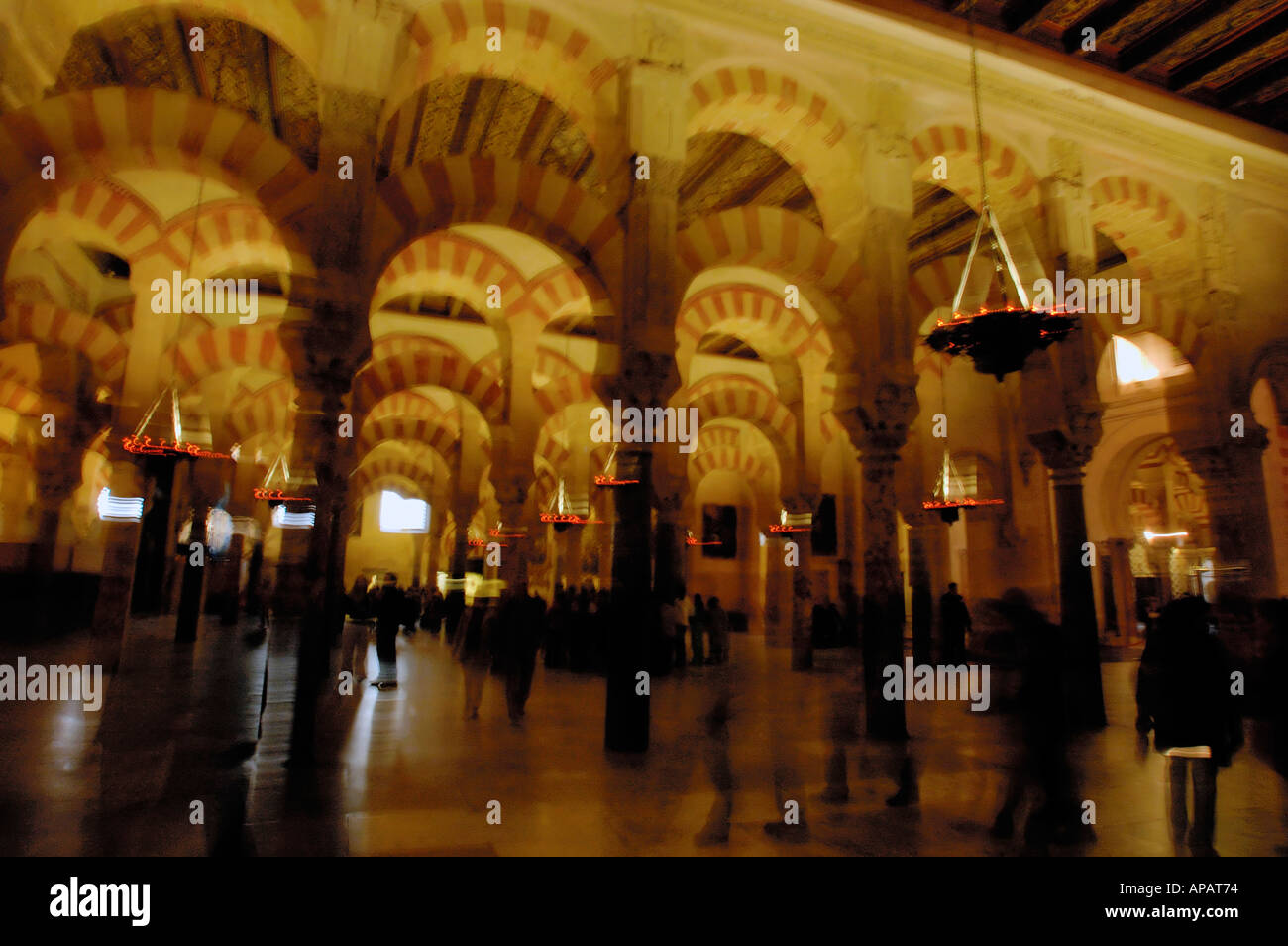 Spanien Andalusien Córdoba Innenministerium die Mezquita-Kathedrale-doppelte Bögen almanzor Stockfoto
