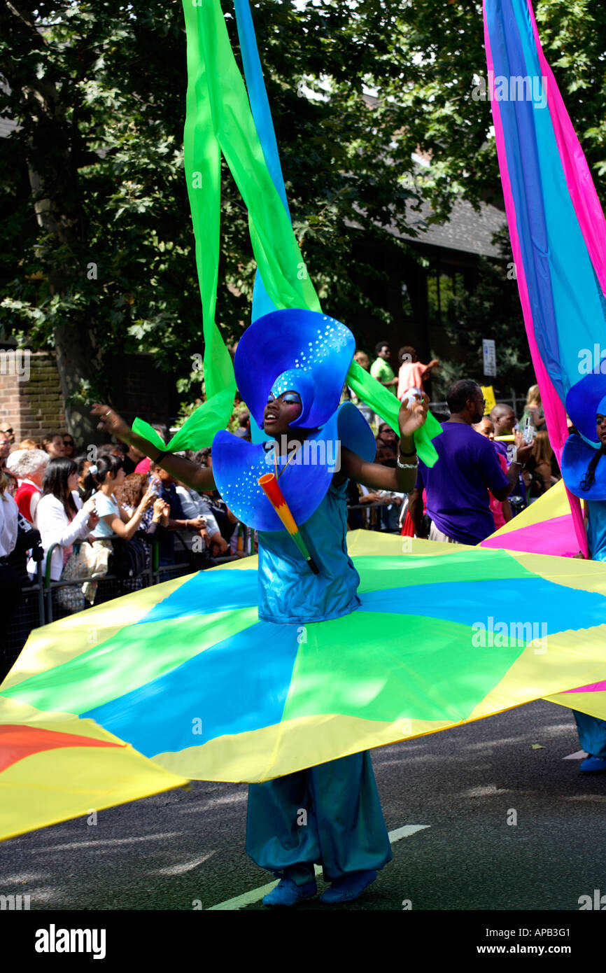 Notting Hill Carnival 2006, Kinder Day-Parade Stockfoto