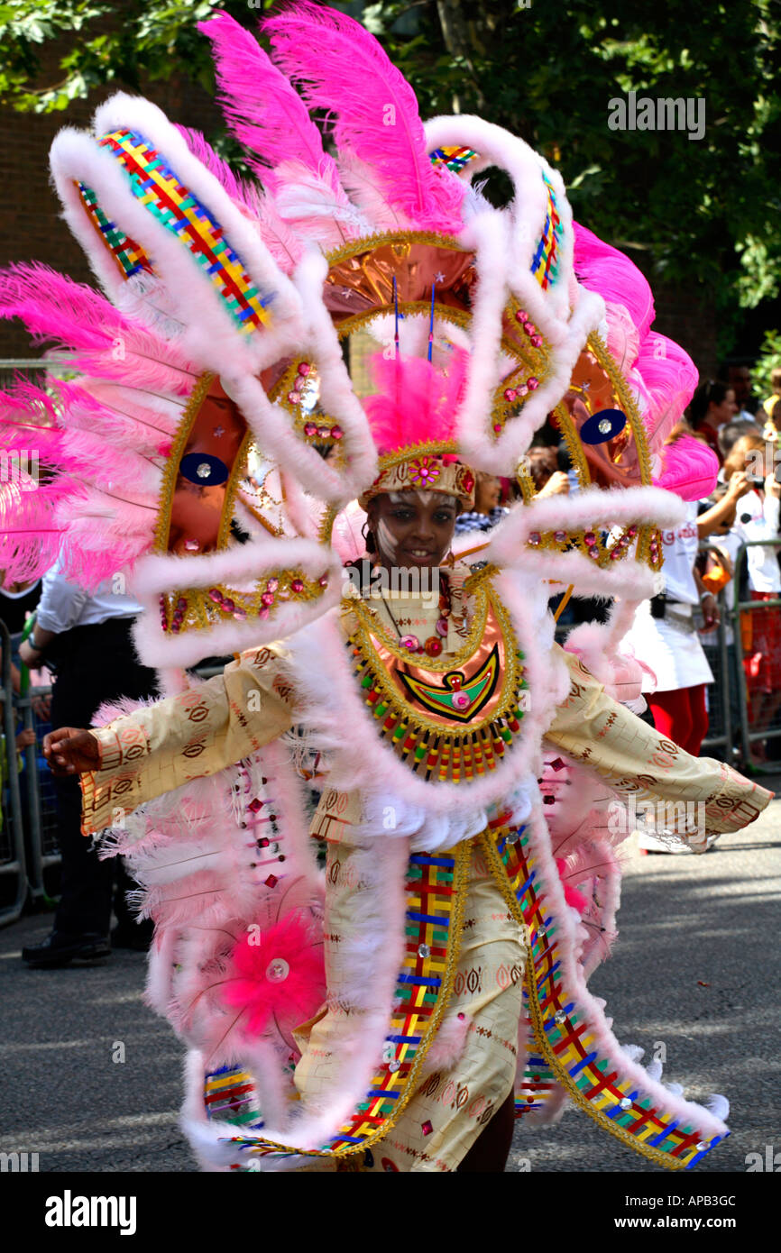 Notting Hill Carnival 2006, Kinder Day-Parade Stockfoto