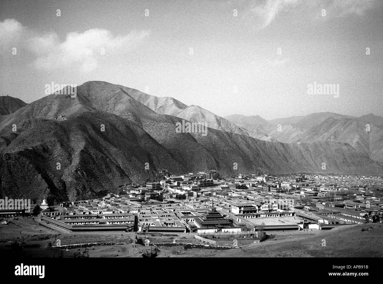 Provinz Xiahe Gansu Volksrepublik China Stockfoto