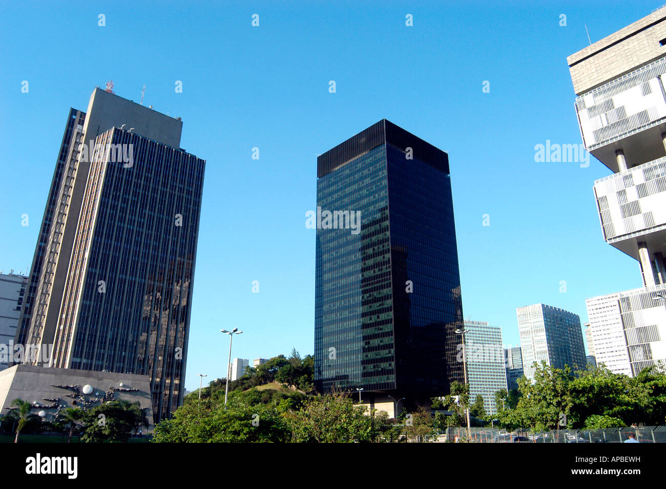 moderne Gebäude Rio De Janeiro Brasilien Stockfoto