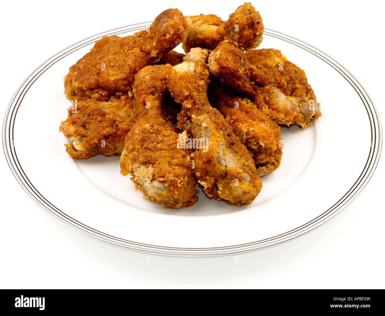 Fried Chicken Drumsticks Stockfoto