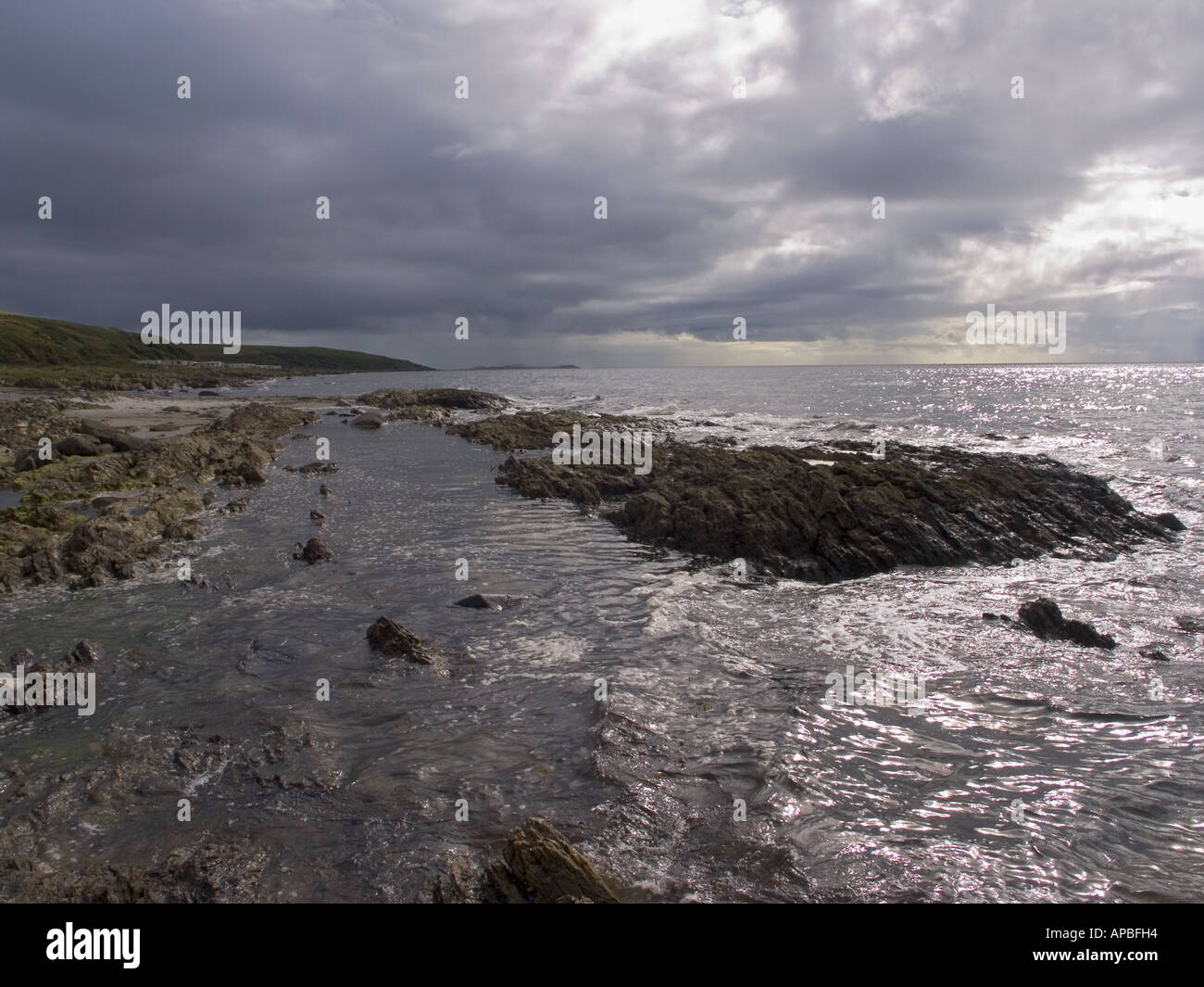 In Richtung Insel Gigha aus Knapdale Argyll, Schottland Stockfoto