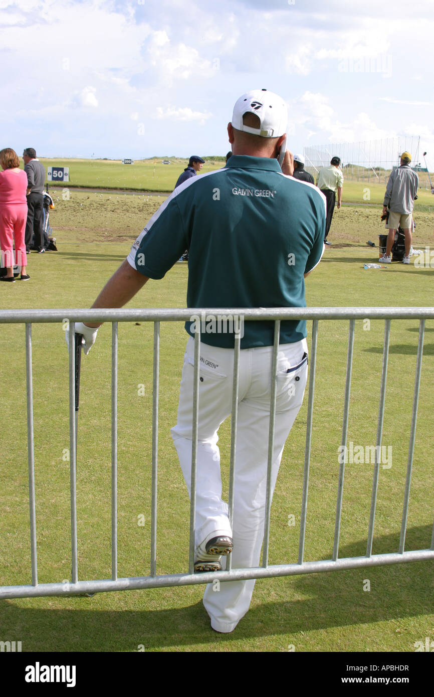 Driving Range bei den british Open Golf Championship 2007 Stockfoto