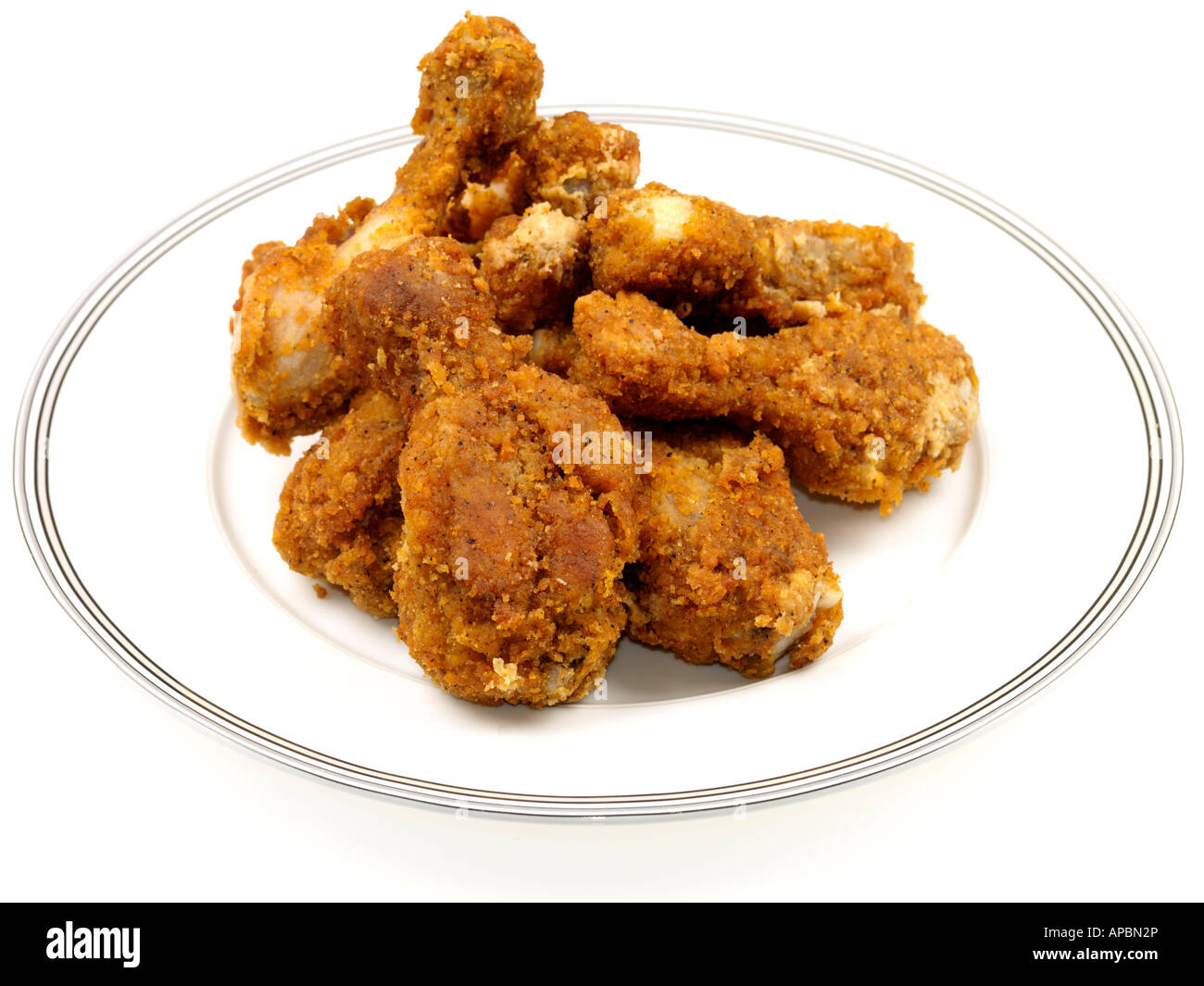 Fried Chicken Drumsticks Stockfoto