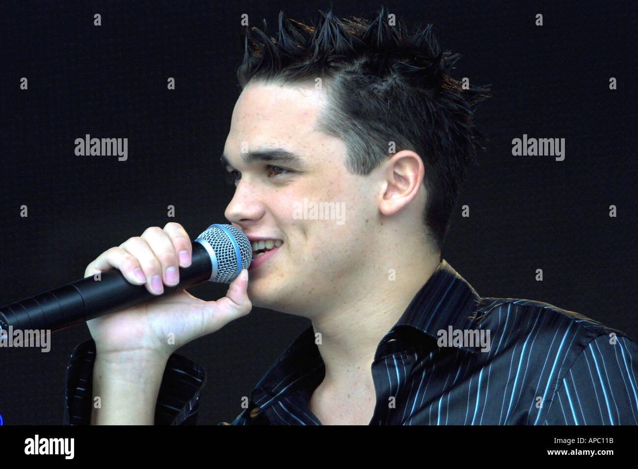 Gareth Gates, Pop-Sängerin, pop-Idol Runner-up. Stockfoto