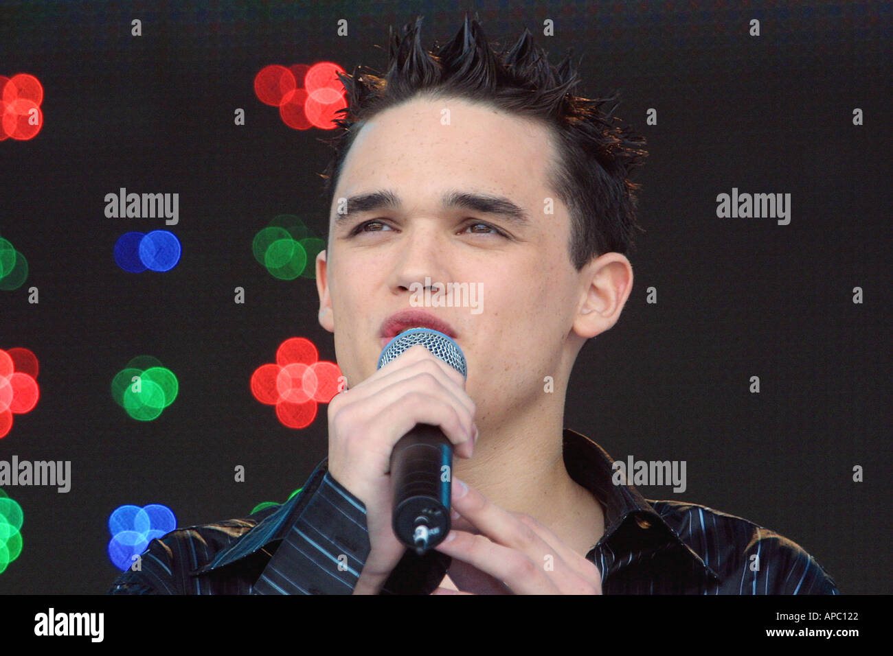 Gareth Gates, Pop-Sängerin, pop-Idol Runner-up. Stockfoto