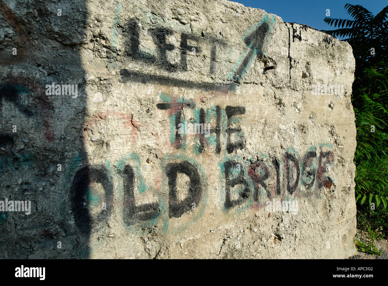 So melden Sie sich die berühmte Brücke von Mostar, Bosnien und Herzegowina Stockfoto