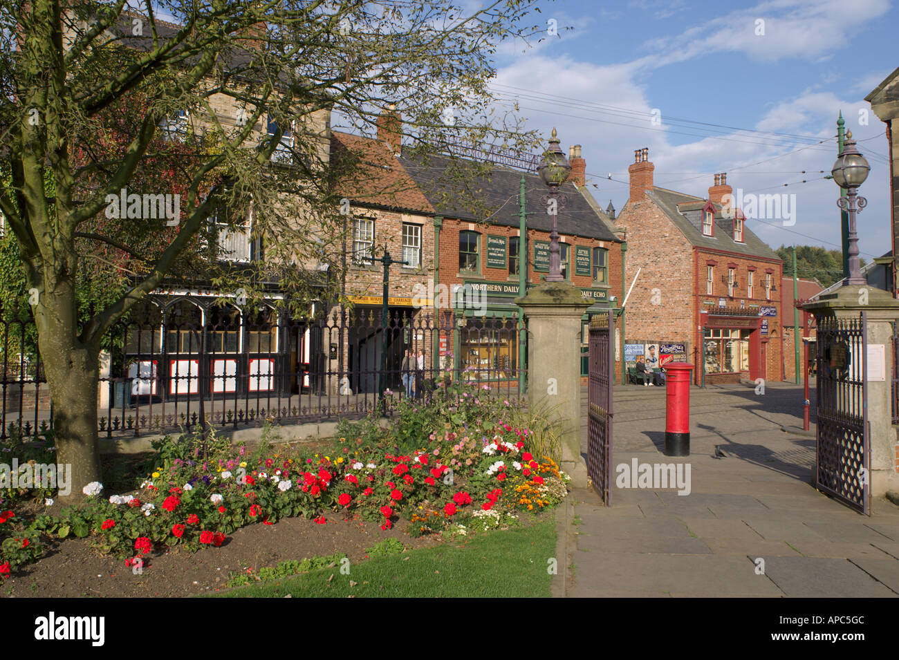 Beamish, Freilichtmuseum die Stadt ca. 1913, nördlich von England, County Durham, Stockfoto