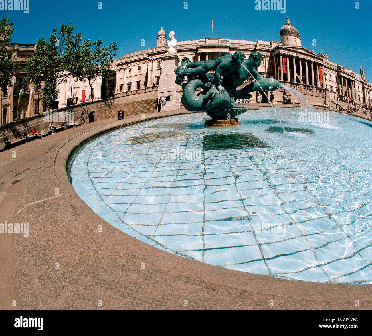 Trafalgar Square London Stockfoto