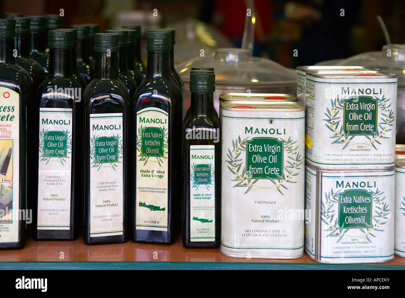 Olivenöl, Kreta, Griechenland Stockfoto