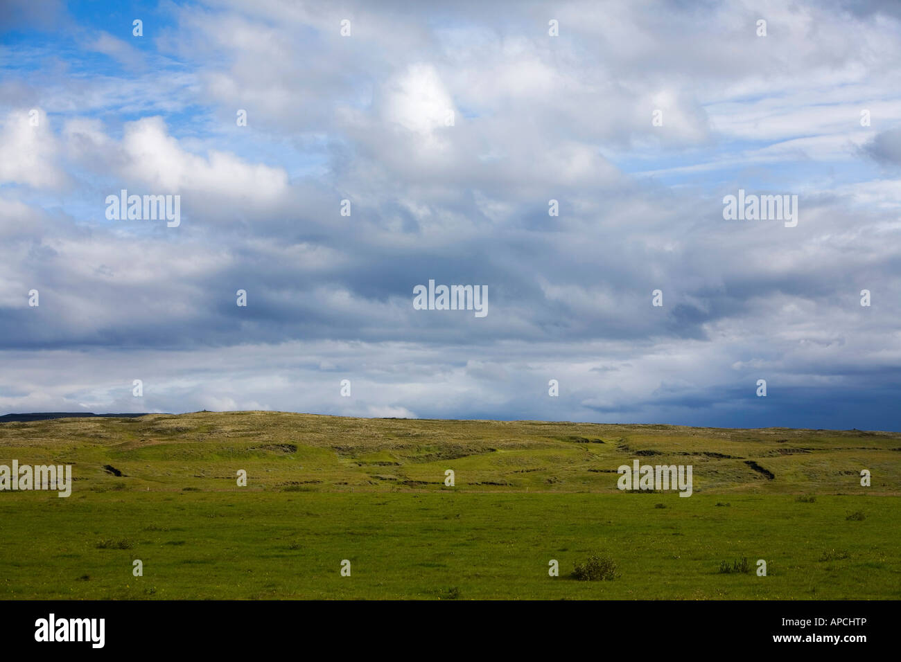 Isländische Landschaft. Stockfoto