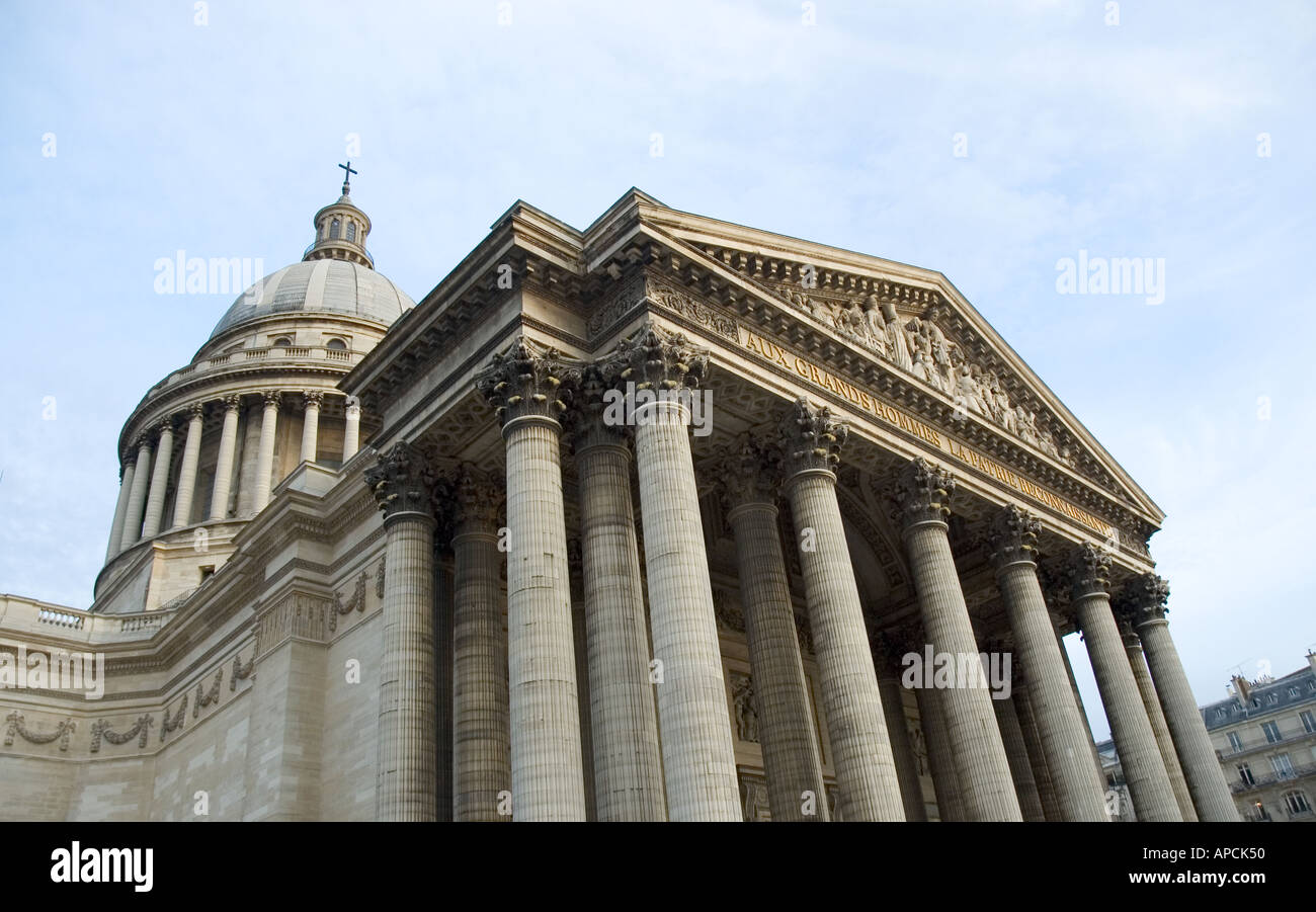 Das Pantheon in Paris Frankreich Stockfoto